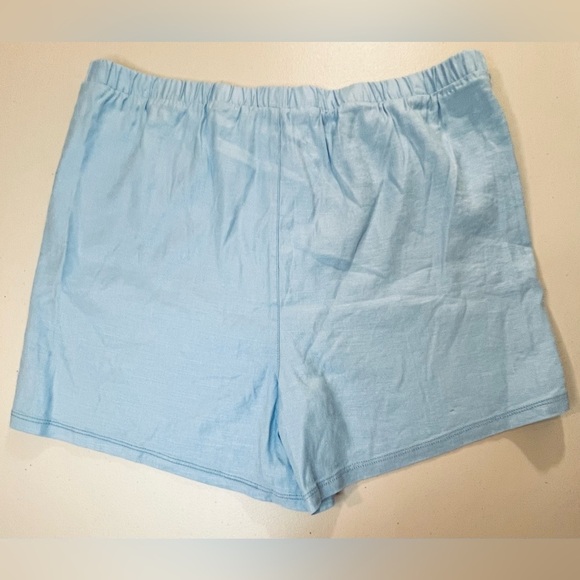 NYDJ Linen Pull On Short, Women’s, Light Blue, Size 10, NWT - Picture 2 of 10